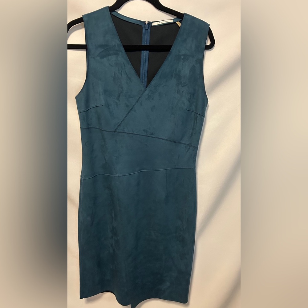 Sleeveless V-Neck Teal Women’s Dress